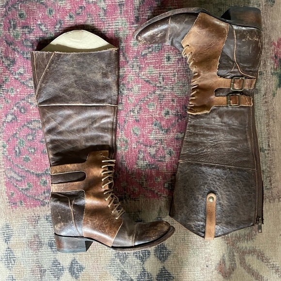 Freebird Saddle Boots Size 7 Brown - Picture 3 of 7